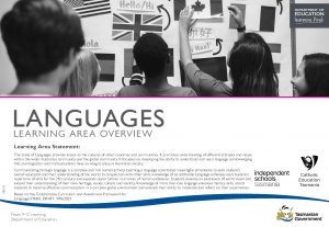 Learning Area Overview - Languages