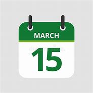 Calendar image of 15 March