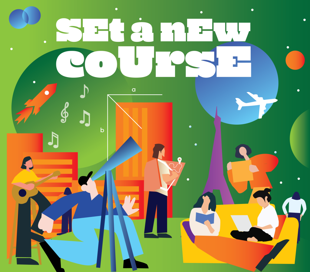 graphic for set a new course